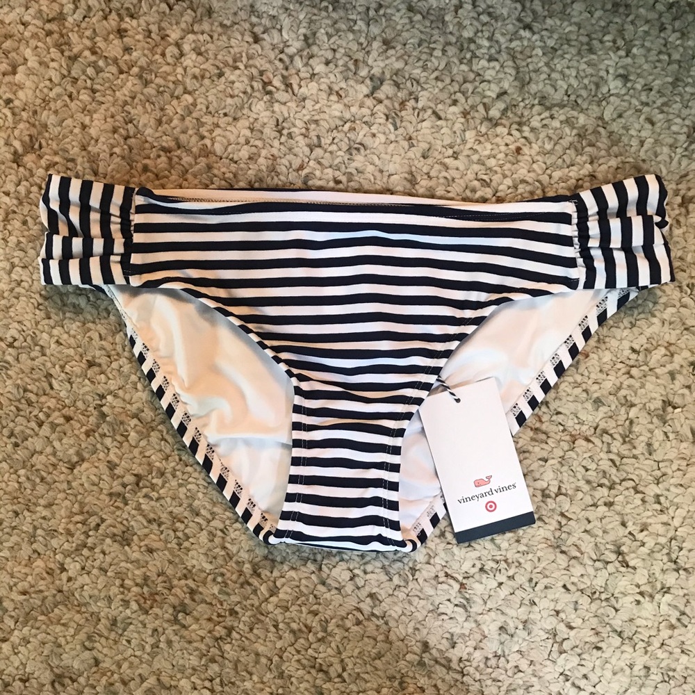 Vineyard vines target navy stripe swimsuit bottoms